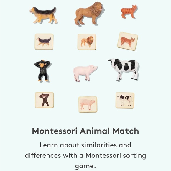 Lovevery Montessori Animal Match - Picture 2 of 3